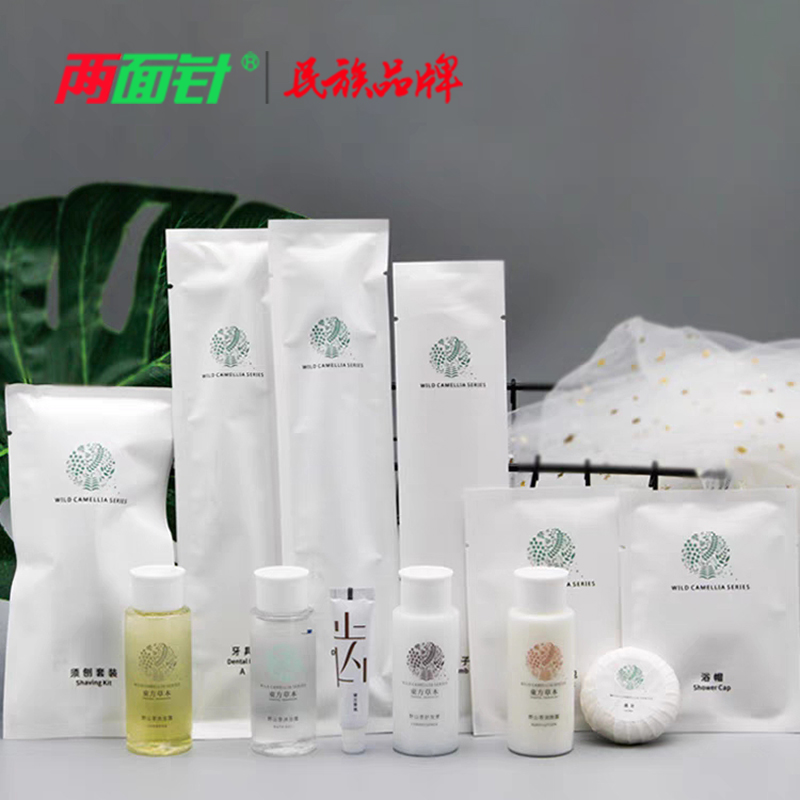 两面针石头纸系列牙具梳子香皂浴帽洗发露沐浴露